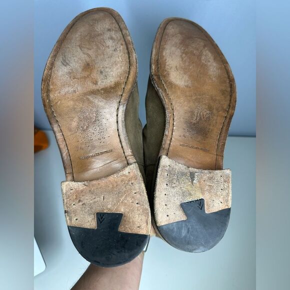 John Varvatos sharpie fleetwood Chelsea leather boots Italian 12 boots - Picture 6 of 7